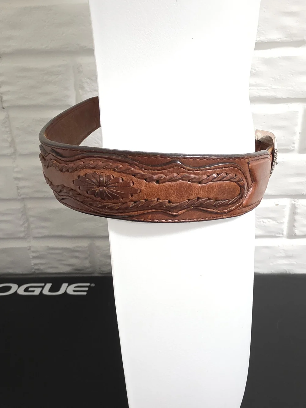 Vintage 1991 Leather Western Belt Size 30